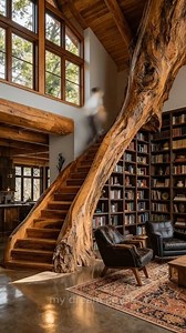 33K views · 1.1K reactions | Real Tree Staircase Construction #stairs #wood #House | My dream house | Facebook