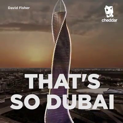 This rotating skyscraper is coming to Dubai and each floor of the 80-story building will rotate independently via Cheddar | Forbes