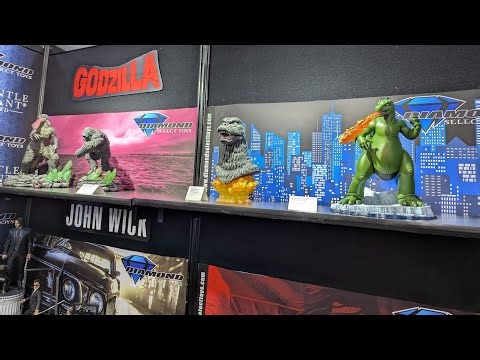 Diamond Select Toys at Toy Fair: Godzilla, Marvel, and More