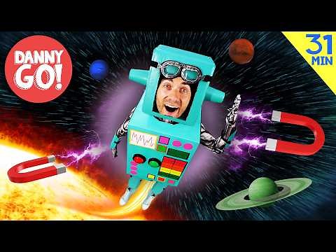 Robots, Magnets, Planets + MORE! 🤖🧲💎 | STEM Dance Compilation | Danny Go! Songs for Kids