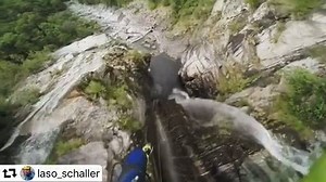 @laso_schaller with the biggest cliff ever 🎩👏🏽 ⁣ #FaceYourFears #IbizaCliffDiving⁣ ⁣ ♻️ #repost @laso_schaller⁣ ・・・⁣ ... take the direct way down ...58.8m ... #lasoschaller #lifeofadventure #outdoor #climbing #canyoning #mammut #tendonropes #mytendon #austrialpin #olukai #quiksilver #nature #naturelovers #outside #freedom #switzerland #swiss #schweiz #maggia #ticino #worldrecord #highdive #cliffdiving #extreme #wanderlust #hiking #hike #waterfall | Cliff Diving Ibiza