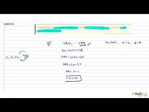 Determine the number of terms in the A.P. 3,7,11,,399. Also find its 20th term from the end.