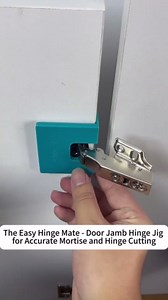 The Easy Hinge Mate - Door Jamb Jig for Accurate Mortise and Hinge Cutting, Quick Fix for Door Installation, Suitable for Cabinets and Wardrobes (4)