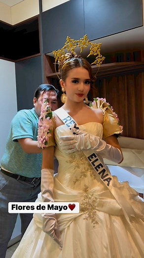 3.4K views · 399 reactions | Flores de Mayo❤️ Angela Sabrina Cuervo : @ergine excequiel eihdan , Fashion Designer: Lovely Trinidad #floresdemayo2024 #model #blessedbeyondmeasure #blessedandgrateful #thankyouforyoursupport #reelsvideoシ #reelsfypシ #fypシ゚ #fypviralシ | Angela Sabrina Pasajol Fernandez-Cuervo | Facebook