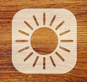 Modern Sun Stencil, Digital Download, SVG, DXF, Stl, Png, Pdf Files - Etsy UK