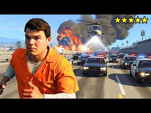 1 Escaped Prisoner vs 20 Cops in GTA 5!