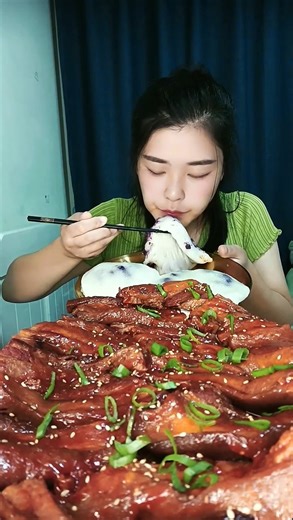 1.9K views · 31 reactions | Eating Fried three layers of pork , fried pig skin , so delicious | Asian KH | Facebook