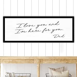 Pretty Perfect Studio Custom Handwriting Sign for Loved Ones Writing Handwritten Keepsake Notes into Canvas Wall Art 18"x24"
