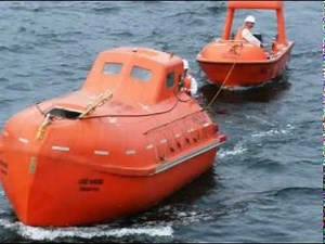 FREE FALL LIFEBOAT Launching Procedure M/V LAKE HAKONE Dalisay Shipping Corporation