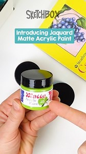 Introducing...Jacquard Matte Acrylic Paint! #acrylicpainting #sketchboxapril2025 #artistsofinstagram #artistonfacebook | SketchBox