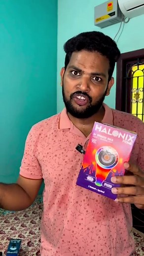 165K views · 1K reactions |  DJ speaker Bulb with colorful lights  Enjoy DJ like Vibe in your home  Buy link in Bio - search for halonix Halonix DJ speaker Bulb You can use it as a regular 9W LED bulb as well as speaker, Also we can change color of the lights and some presets like Disco, flash with mobile App which doesn’t require WIFI connection ✅ #speakerbluetooth #smartlighting #cooltech | Sakthivel Prabakaran | Facebook