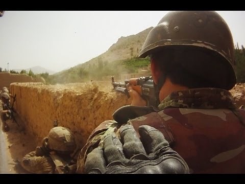 FIREFIGHT ON HELMET CAM IN AFGHANISTAN - PART 2