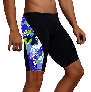 [Hot Item] Adult Swimming Competition Jammers Mens Male Swimwear Training Swim Suit