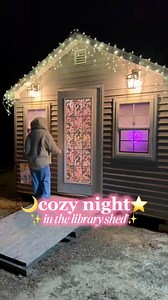 440K views · 8.6K reactions | at last.. a cozy night in the library shed⭐️ #booktok #booksta #bookstagram #bookish #bookworm #booksbooksbooks #booklovers #library #librarylife #librarybooks #librarylove #libraryfun #sheshed #libraryshed #ReadersOfTikTok #readersofinsta #readersofinstagram #readersofig #readersoffacebook #readersgonnaread #readers | bookish.w.jess | Facebook