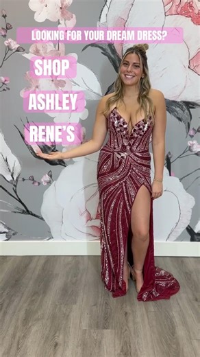 Time to find your dream dress for your next event! Shop with Ashley Rene’s 24/7 - link in bio! #prom