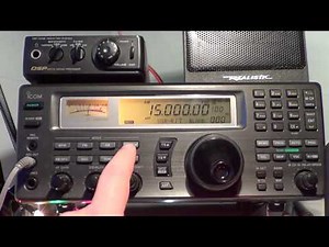 Tuning 1 Mhz segment from 14 to 15 Mhz on Icom IC R8500 receiver