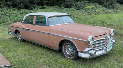 Man Saves 1955 Imperial Sedan From the Crusher, Finds Nasty Surprise in the Backseat