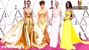 Mid-section cutouts, bold reds and '90s vibes! We break down the major fashion trends from the 2021 #Oscars. | Extra