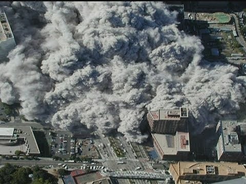 Shocking aerial 9/11 pictures