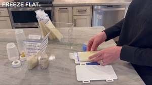 Freeze Flat Breast Milk Storage Bag Freezer Device - Freeze Breastmilk Bags Flat - Organize Breast Milk Storage Bags - Space Saving Freezer System - Breast Pump Accessories - A Priver Original