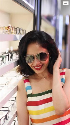 Ready to be in the spotlight? Explore BOSS eyewear at GKB Opticals. #sunglasses #eyewear #BOSS #InfluencerStoreVisit | GKB Opticals