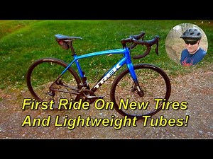First Ride On Vittoria Zaffiro Tires and TPU Innertubes | Trek Domane AL3