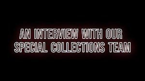 Here is Big Herc  interviewing members of our special collections...