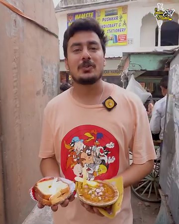 88K views · 2.7K reactions | Pushkar No. 1 Chaat Shop Making Best Bread Tikki Chaat With Garlic Cheese Rs. 30/- Only | India Eat Mania | Facebook