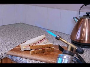 Blow Torched Bacon Sandwich | tasty sandwich recipe | sandwich ideas