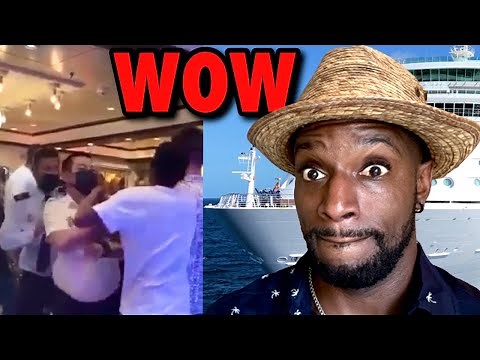 CRAZY FIGHT ON A CRUISE SHIP | ROYAL CARIBBEAN NAVIGATOR OF THE SEAS