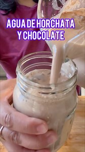 24K views · 355 reactions | Agua Fresca de Horchata y Chocolate | Sabor Pati | Facebook