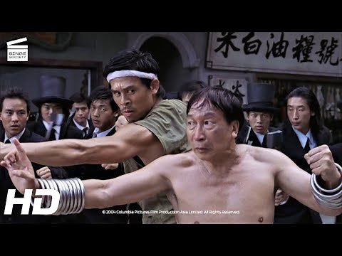 Kung-Fu Hustle: Coolie, Tailor, and Donut defeat the Axe Gang