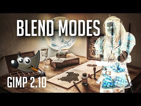 How to Use Blend Modes on Layers | GIMP 2.10 Tutorial 2018 / 2019