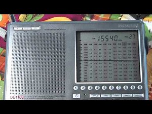 Degen DE 1103 Testing shortwave tuning 19 meter band