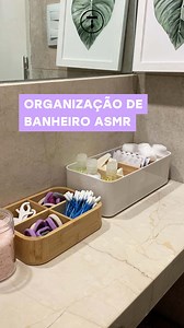 Tem algo mais satisfatório do que ver (e ouvir) um banheiro ficando arrumadinho? 🧴🧼 ASMR de organização de banheiro 🎥: @tastemade #ASMR #organização #banheiro #rotina | Tastemade Brasil