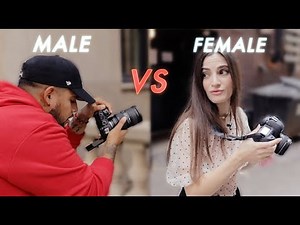 Male Photographer VS Female Photographer: PHOTOSHOOT CHALLENGE