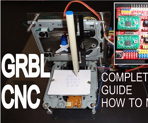 How to Make GRBL   CNC V3 Shield Based Mini CNC Machine From Scrap DVD Drive