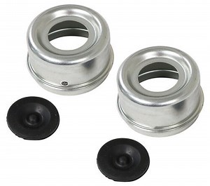 2021 Forest River Salem Grand Villa Travel Trailer Grease Cap, 2.44" OD Drive In with Plug - Qty 2