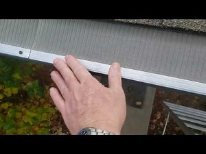 Installing Resized Raptor Gutter Protection
