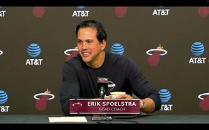 26K views · 831 reactions | "We have an incredible bond, our coaching staff, it's just so much fun. After that playoff series loss against Cleveland, we took a bunch of time off then we went to work, it was a gratifying summer... it really is a brotherhood.” — Spo on Miami’s success (: Naveen Ganglani) | Hot Hot Hoops | Facebook