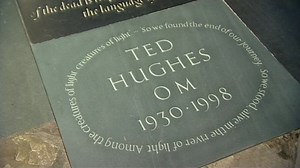 Ted Hughes honour at Westminster Abbey's Poets' Corner