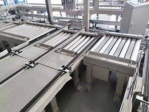 [Hot Item] Transfer Turntable Chain Roller Pallet Conveyor Pallet Rotary Conveyor for Transport