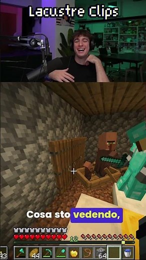 FAVIJ SCOPRE L'ACCOPPIAMENTO DEI VILLAGER SU MINECRAFT |Lacustre Clips| #twitch #live #clips