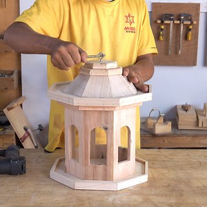 16K views · 683 reactions | Impressive DIY Wooden Bird Feeder From Old Pallets Project | Woodworking Ideas | Facebook