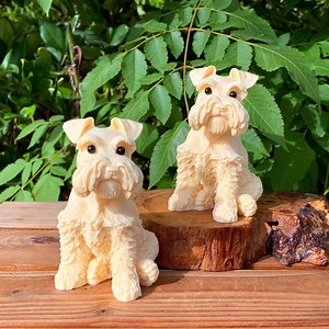 Hand Carved Ivory Nut Dog Sculpture: Home Decor, Reiki Healing (3.9") - Etsy