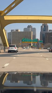 Fort Pitt Bridge 🖤💛💯 #driving #pittsburgh #pennsylvania | View Pittsburgh