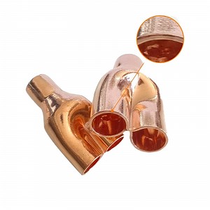 [Hot Item] Tee Y Type Copper Fitting Welding Joint Split Union Intersection
