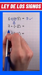 59K views · 699 reactions | Aprende a aplicar la ley de los signos | Matematicas - Aprender es Avanzar | Facebook