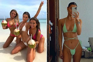 Maura Higgins shows off her jaw-dropping bikini body on luxury holiday to the Maldives