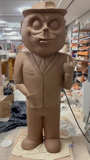 Masterful Sculpture: The Boss Finally Finished